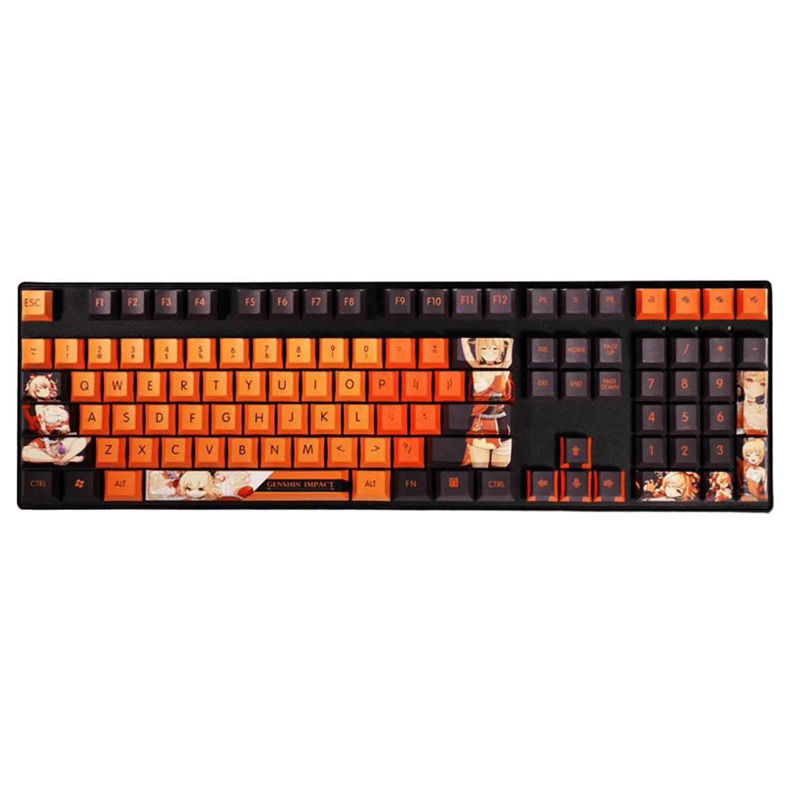My Anime Keycaps Complete Set Genshin Impact: Yoimiya Orange Keycap Set