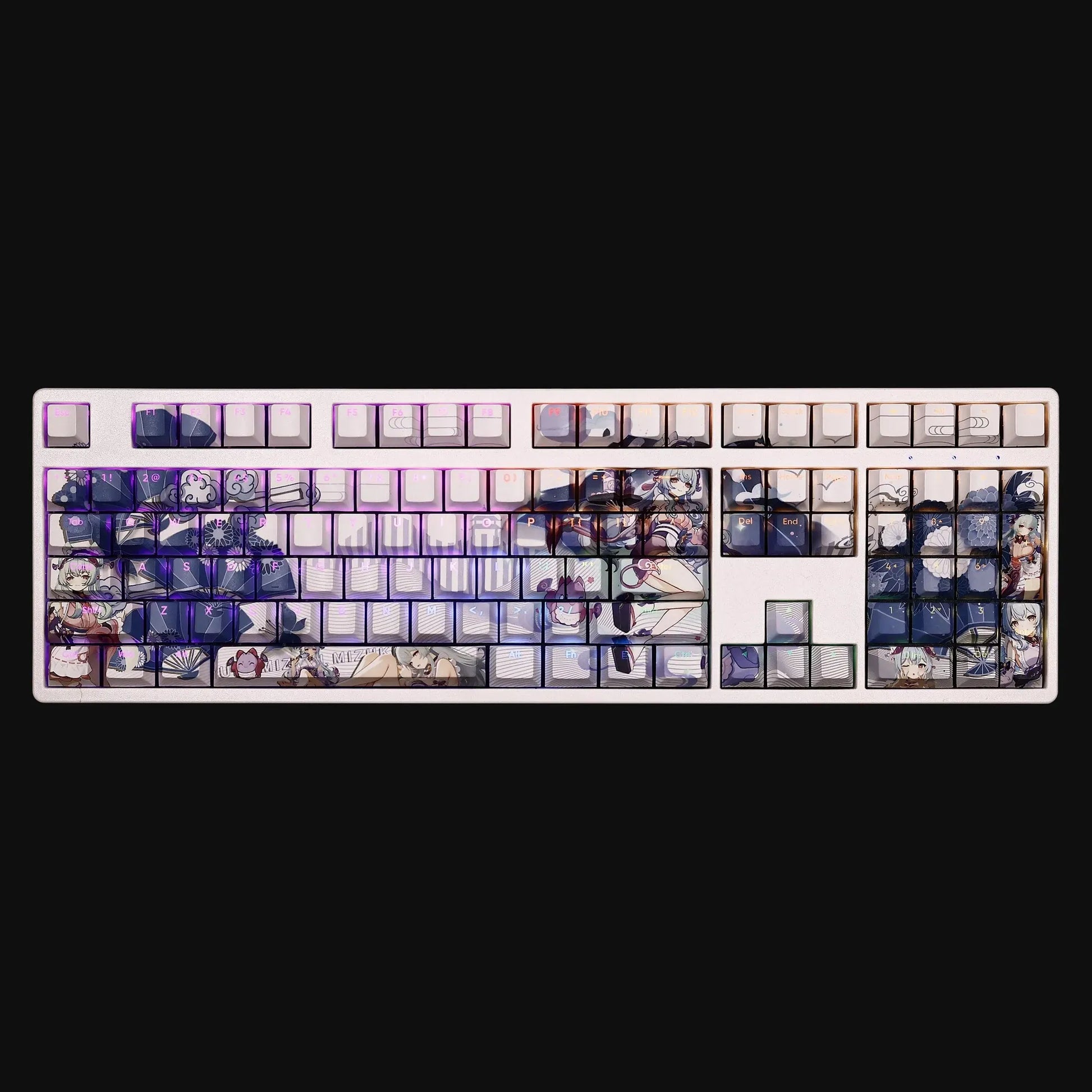 My Anime Keycaps Complete Set Genshin Impact: Yumemizuki Mizuki Backlit Keycap Set