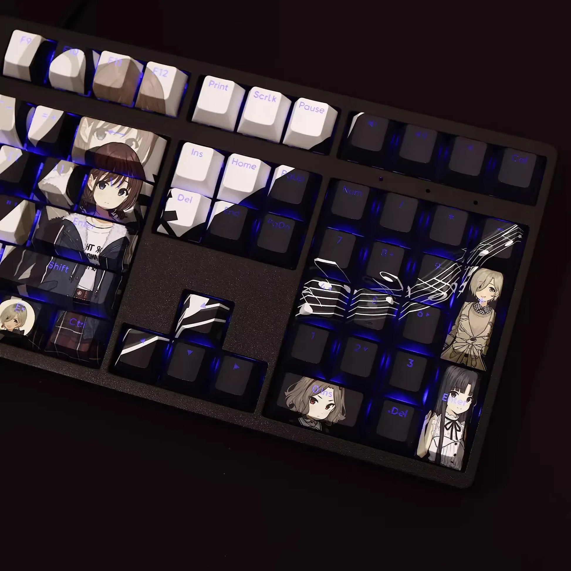 My Anime Keycaps Complete Set Girls Band Cry: Backlit Keycap Set