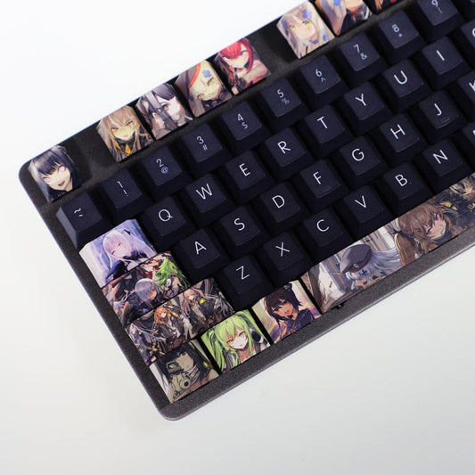 My Anime Keycaps Complete Set Girls' Frontline: Black Keycap Set