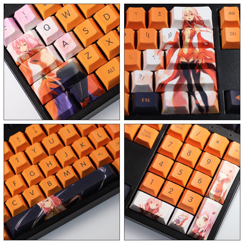 My Anime Keycaps Complete Set Guilty Crown: Inori Yuzuriha Keycap Set