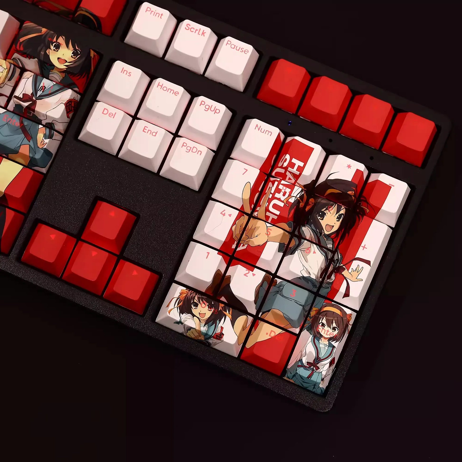 My Anime Keycaps Complete Set Haruhi Suzumiya: Haruhi Suzumiya Backlit Keycap Set