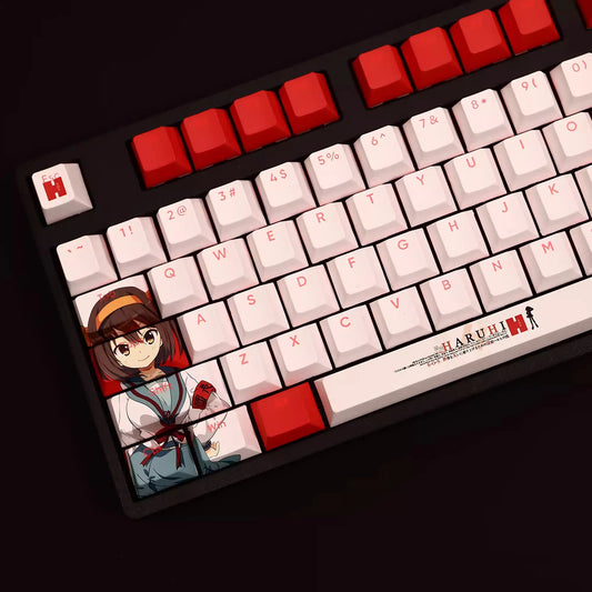 My Anime Keycaps Complete Set Haruhi Suzumiya: Haruhi Suzumiya Backlit Keycap Set