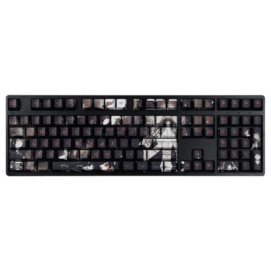 My Anime Keycaps Complete Set Hell Girl: Ai Enma Black Keycap Set