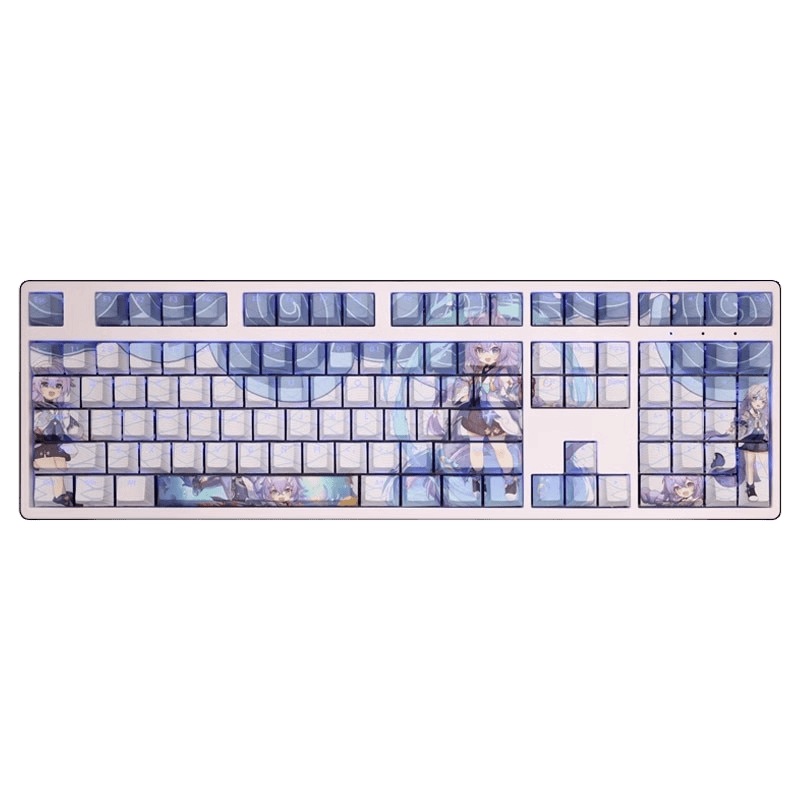 My Anime Keycaps Complete Set Honkai: Bailu Backlit Keycap Set