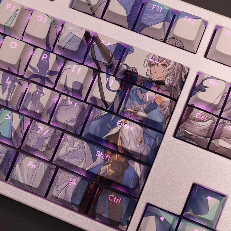 My Anime Keycaps Complete Set Honkai: Bronya Rand Backlit Keycap Set