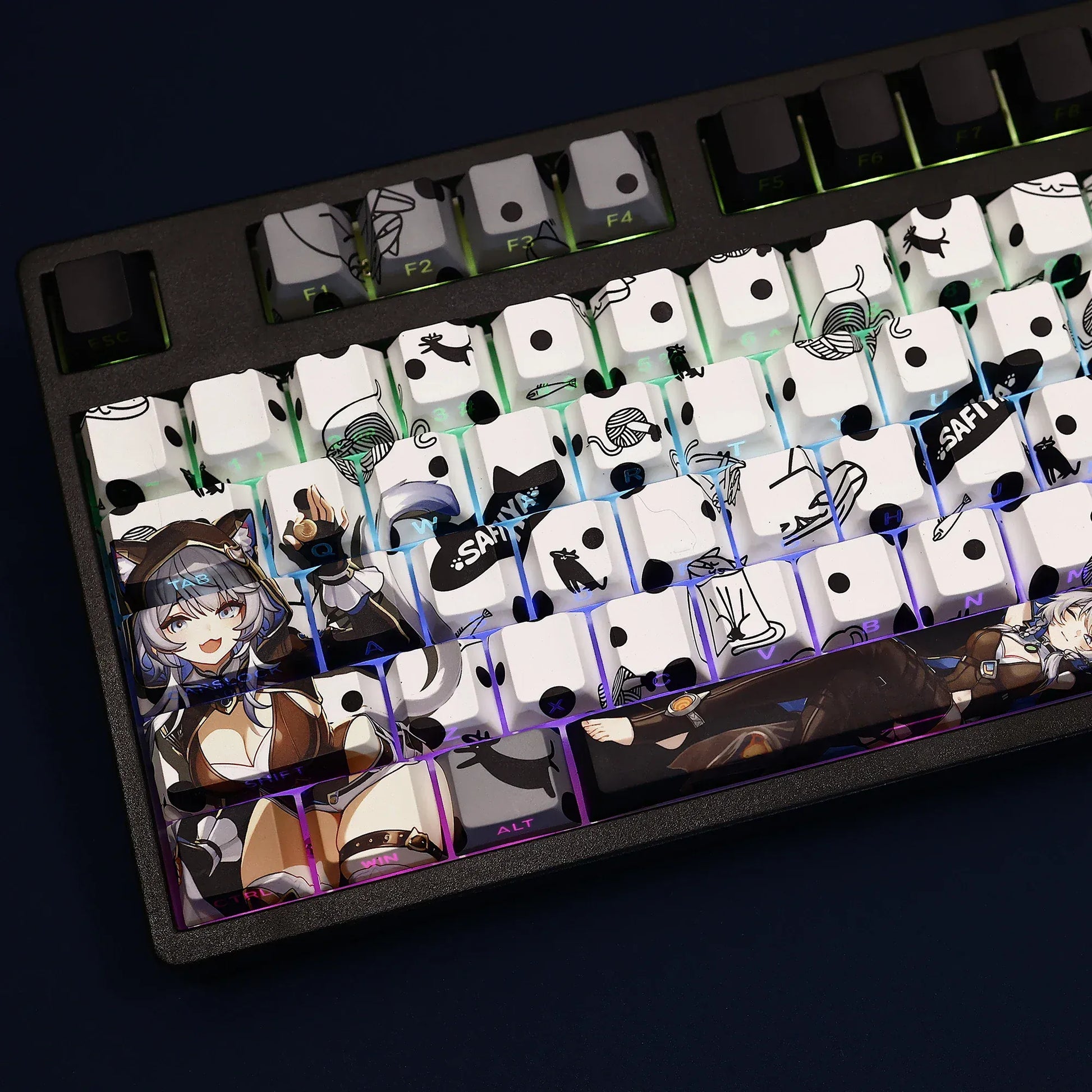 My Anime Keycaps Complete Set Honkai: Cipher Backlit Keycap Set