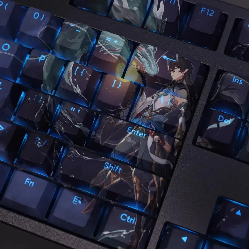 My Anime Keycaps Complete Set Honkai: Dan Feng Backlit Keycap Set