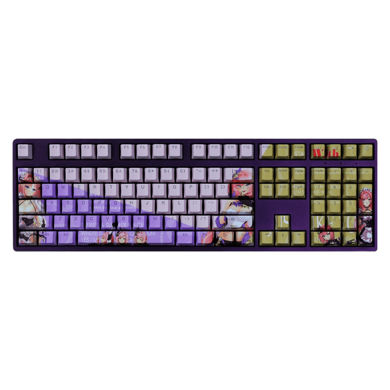 My Anime Keycaps Complete Set Honkai: Elysia Purple Keycap Set
