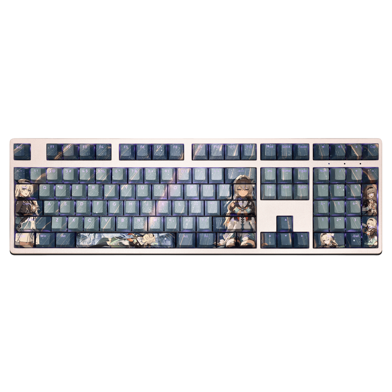 Honkai: Firefly Backlit Blue Keycap Set