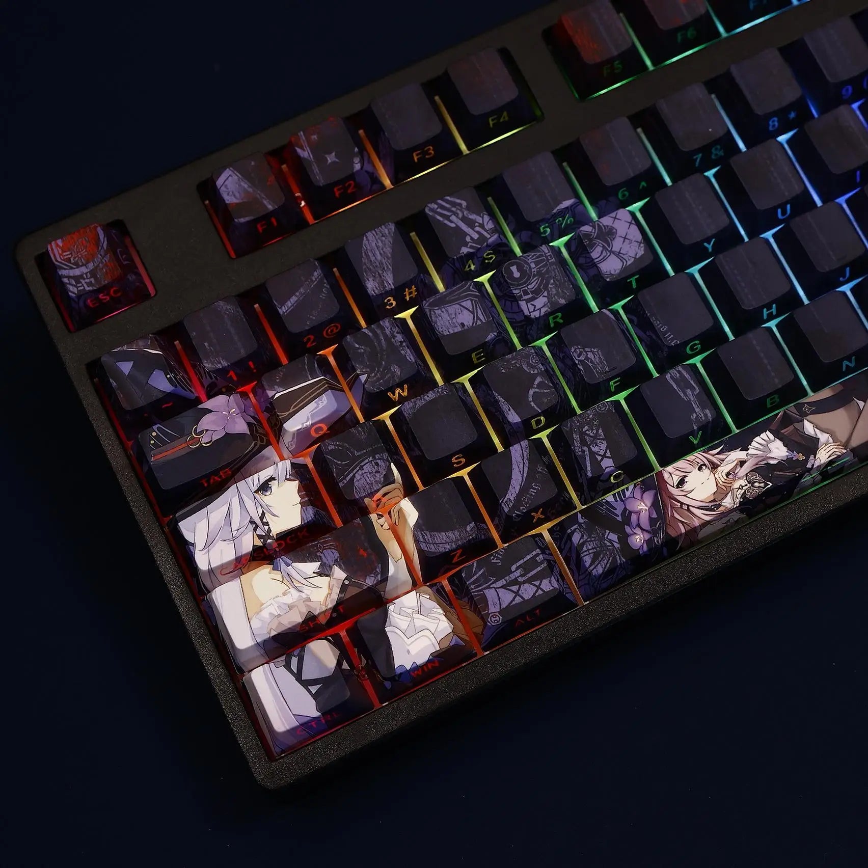 My Anime Keycaps Complete Set Honkai: Herta Black Backlit Keycap Set