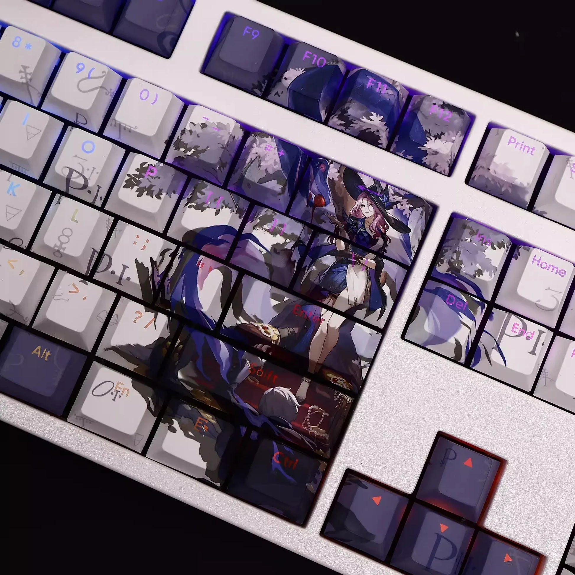 My Anime Keycaps Complete Set Honkai: Jade Backlit Keycap Set