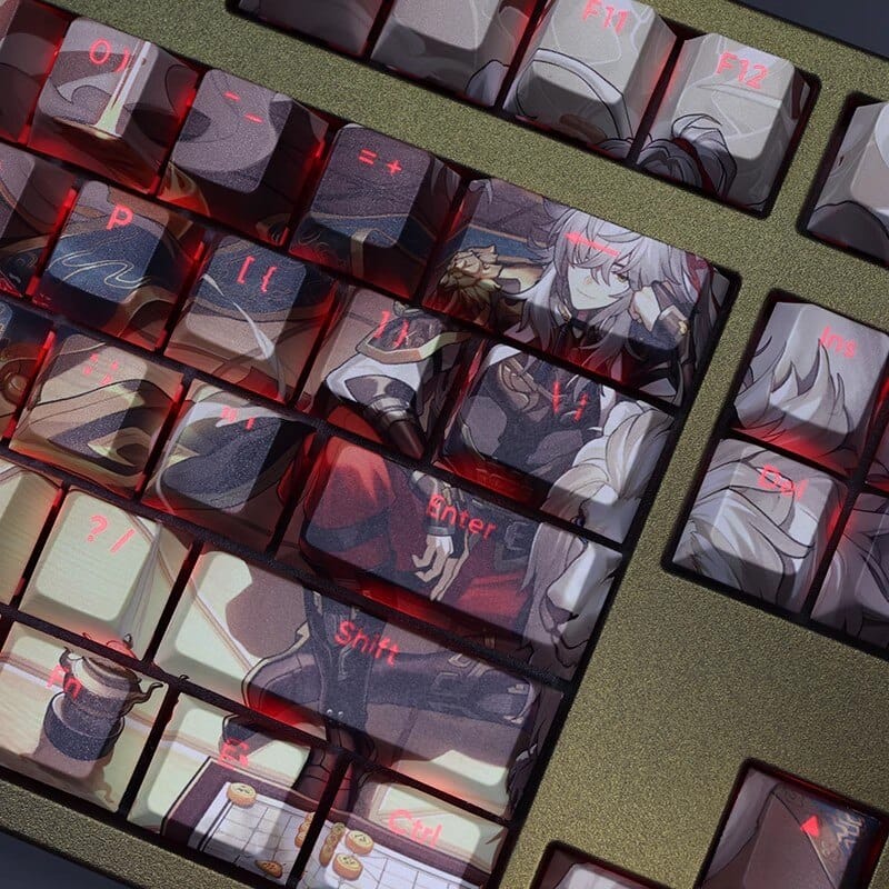 My Anime Keycaps Complete Set Honkai: Jing Yuan Backlit Keycap Set