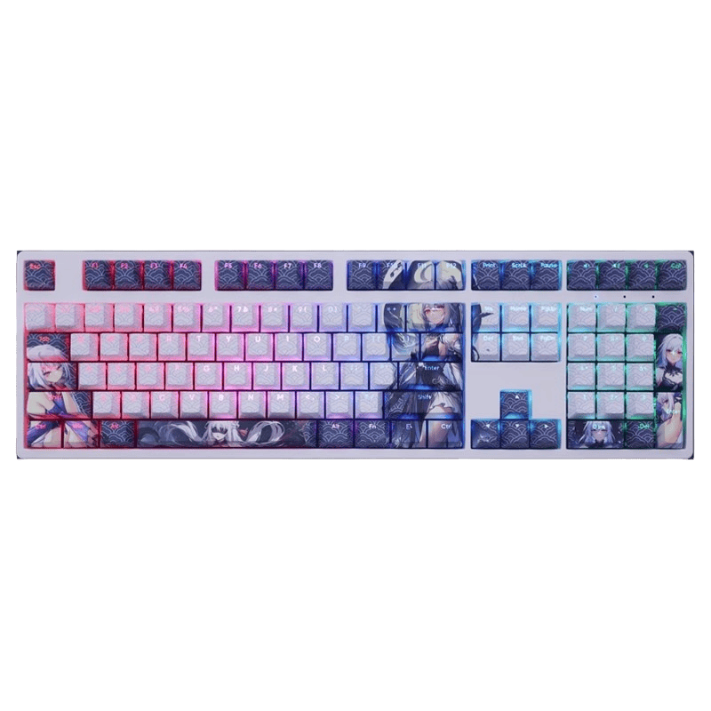 My Anime Keycaps Complete Set Honkai: Jingliu Backlit Keycap Set