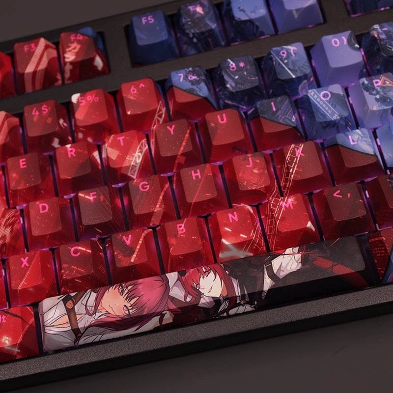 My Anime Keycaps Complete Set Honkai: Kafka Red Backlit Keycap Set