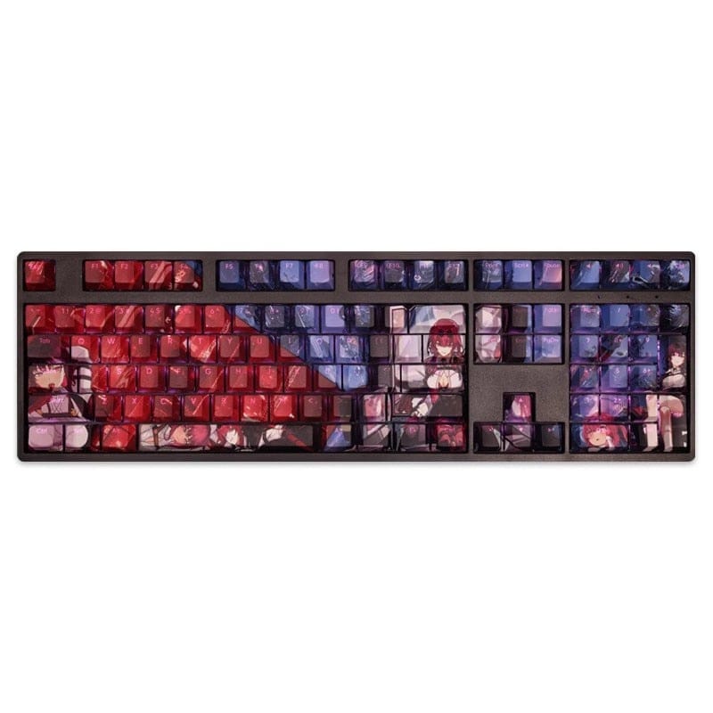 My Anime Keycaps Complete Set Honkai: Kafka Red Backlit Keycap Set