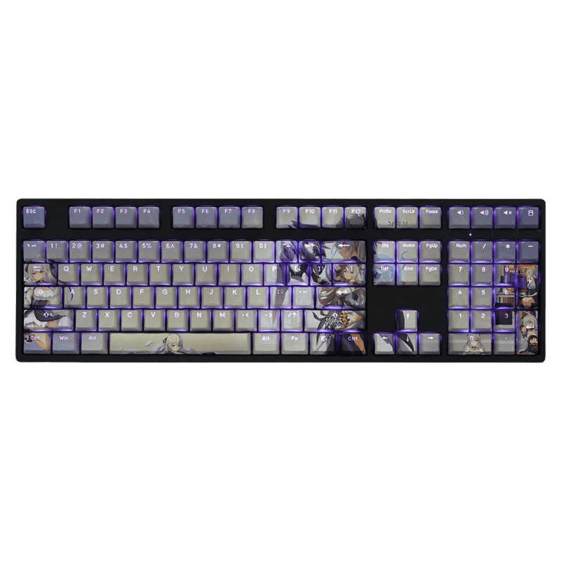 My Anime Keycaps Complete Set Honkai: Kiana Kaslana Backlit Keycap Set