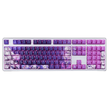 My Anime Keycaps Complete Set Honkai: Kiana Kaslana Backlit Purple Keycap Set