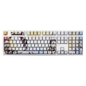My Anime Keycaps Complete Set Honkai: Kiana Kaslana Backlit White Keycap Set