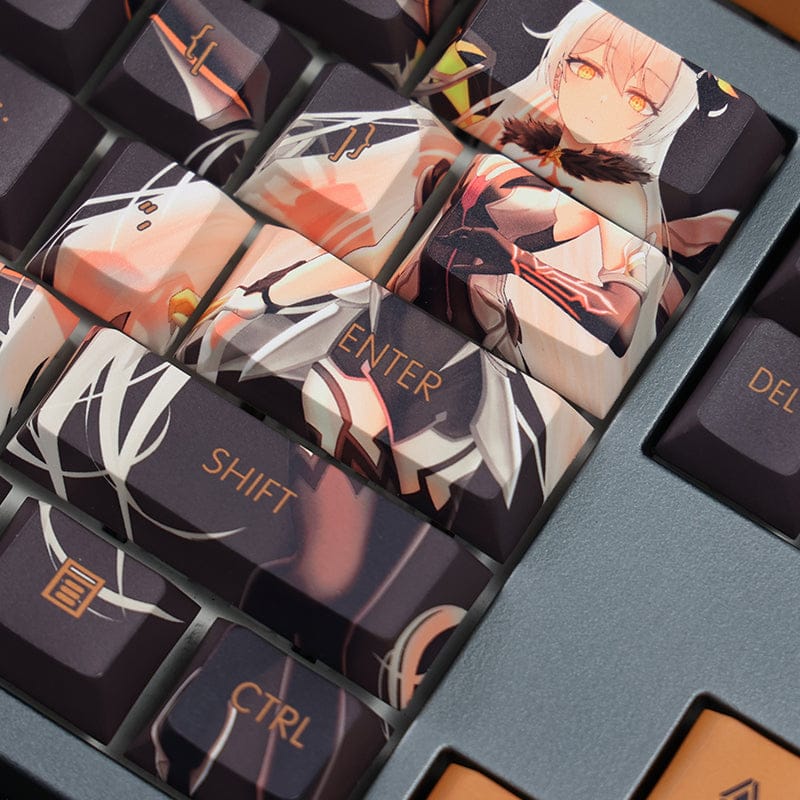 My Anime Keycaps Complete Set Honkai: Kiana Kaslana Keycap Set
