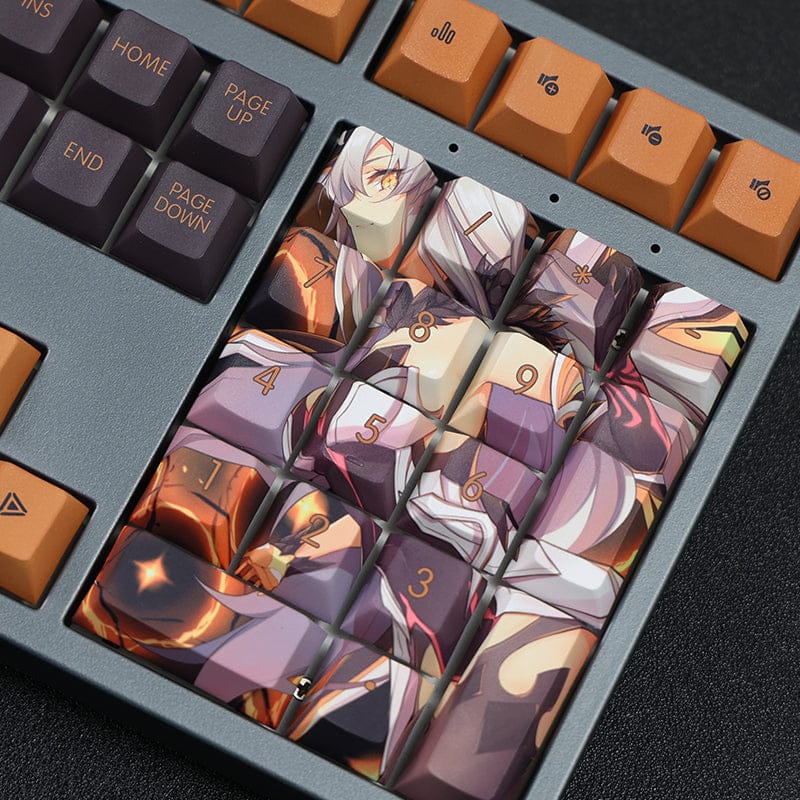My Anime Keycaps Complete Set Honkai: Kiana Kaslana Keycap Set