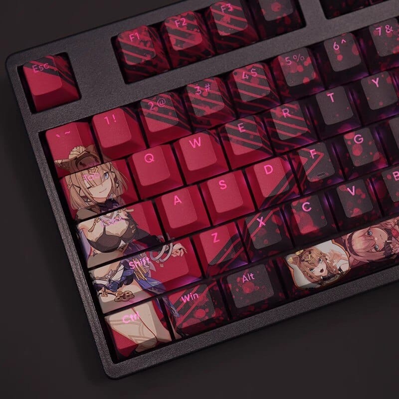 My Anime Keycaps Complete Set Honkai: Pardofelis Backlit Keycap Set