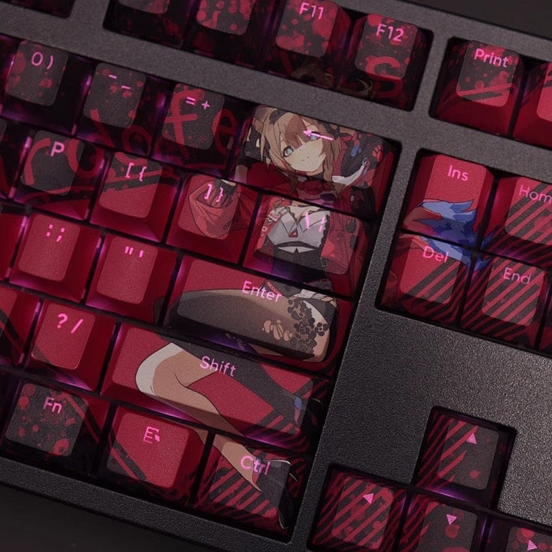 My Anime Keycaps Complete Set Honkai: Pardofelis Backlit Keycap Set
