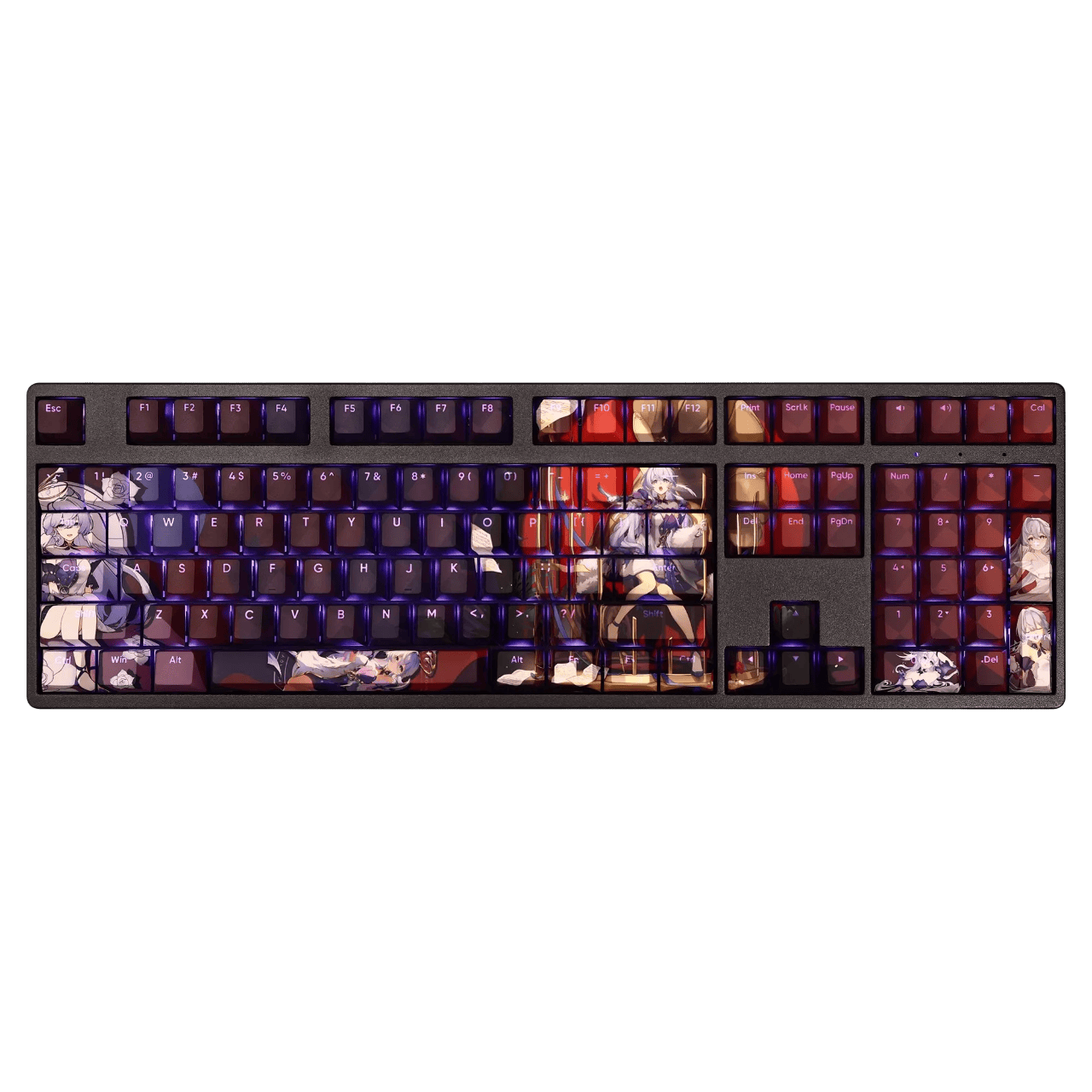 My Anime Keycaps Complete Set Honkai: Robin Backlit Keycap Set