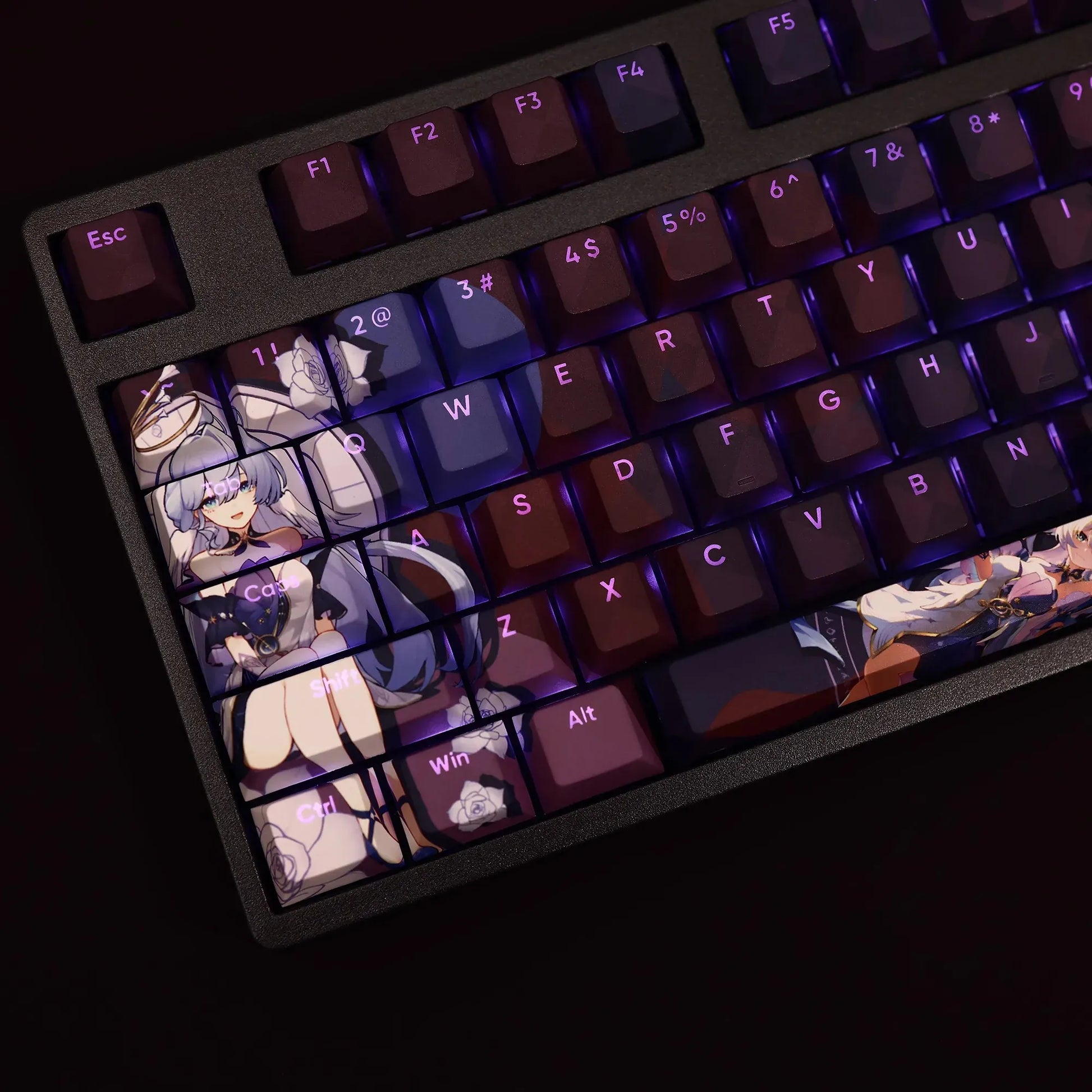 My Anime Keycaps Complete Set Honkai: Robin Backlit Keycap Set