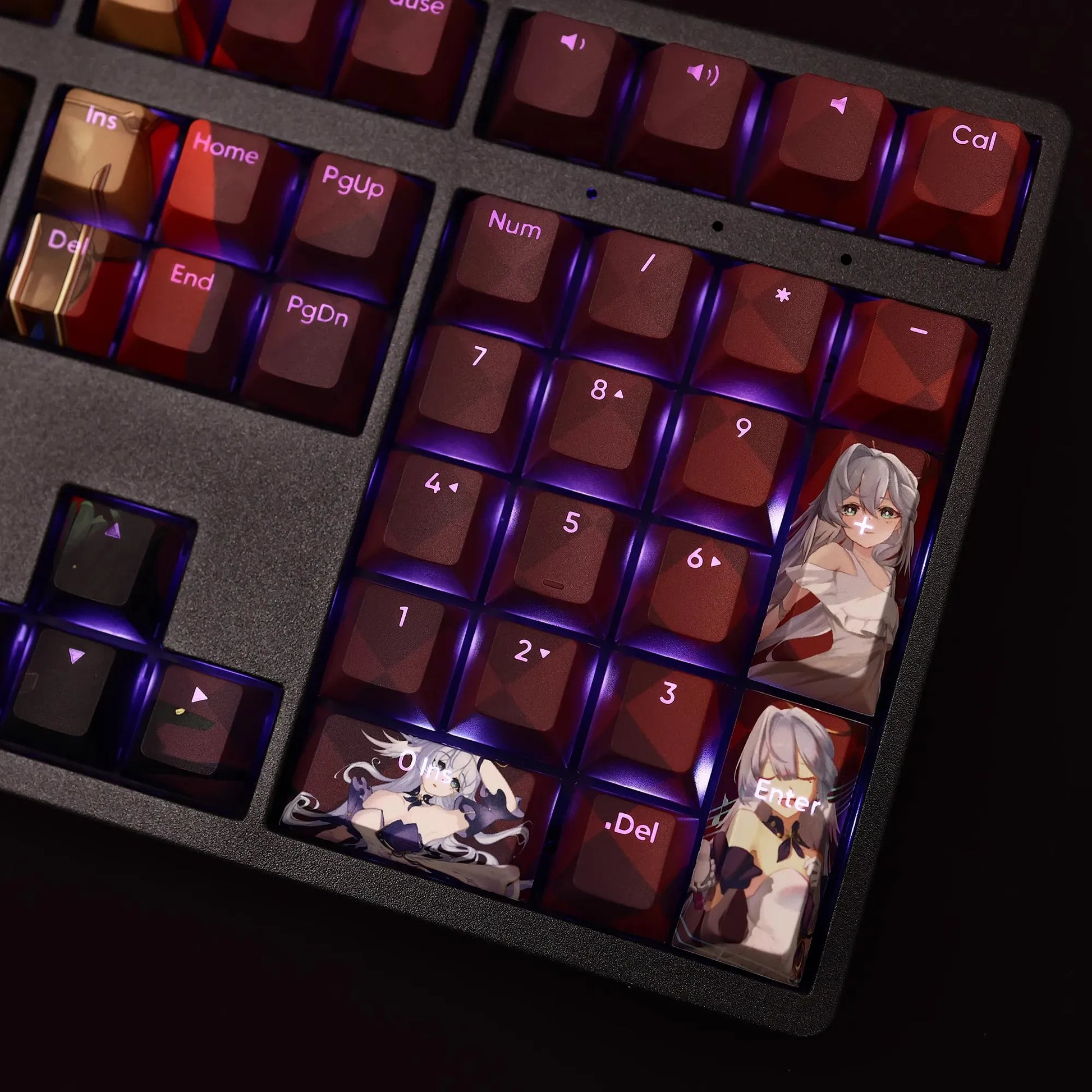 My Anime Keycaps Complete Set Honkai: Robin Backlit Keycap Set