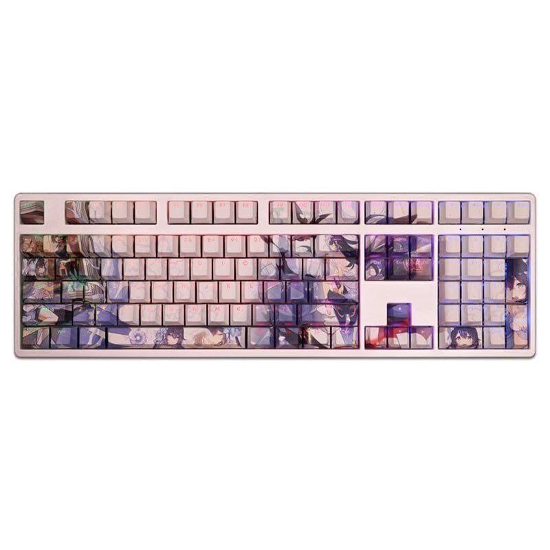 My Anime Keycaps Complete Set Honkai: Seele Vollerei White Backlit Keycap Set