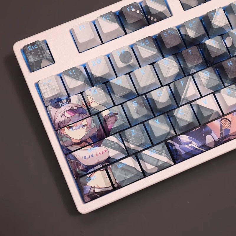 My Anime Keycaps Complete Set Honkai: Silver Wolf Backlit Keycap Set