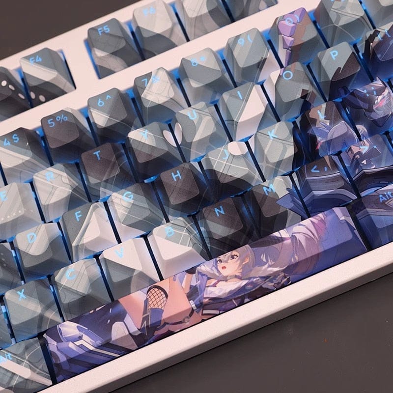 My Anime Keycaps Complete Set Honkai: Silver Wolf Backlit Keycap Set