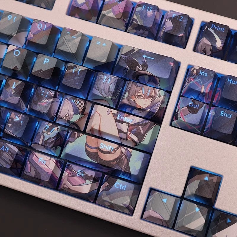 My Anime Keycaps Complete Set Honkai: Silver Wolf Backlit Keycap Set