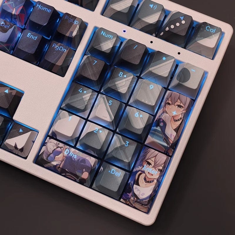 My Anime Keycaps Complete Set Honkai: Silver Wolf Backlit Keycap Set
