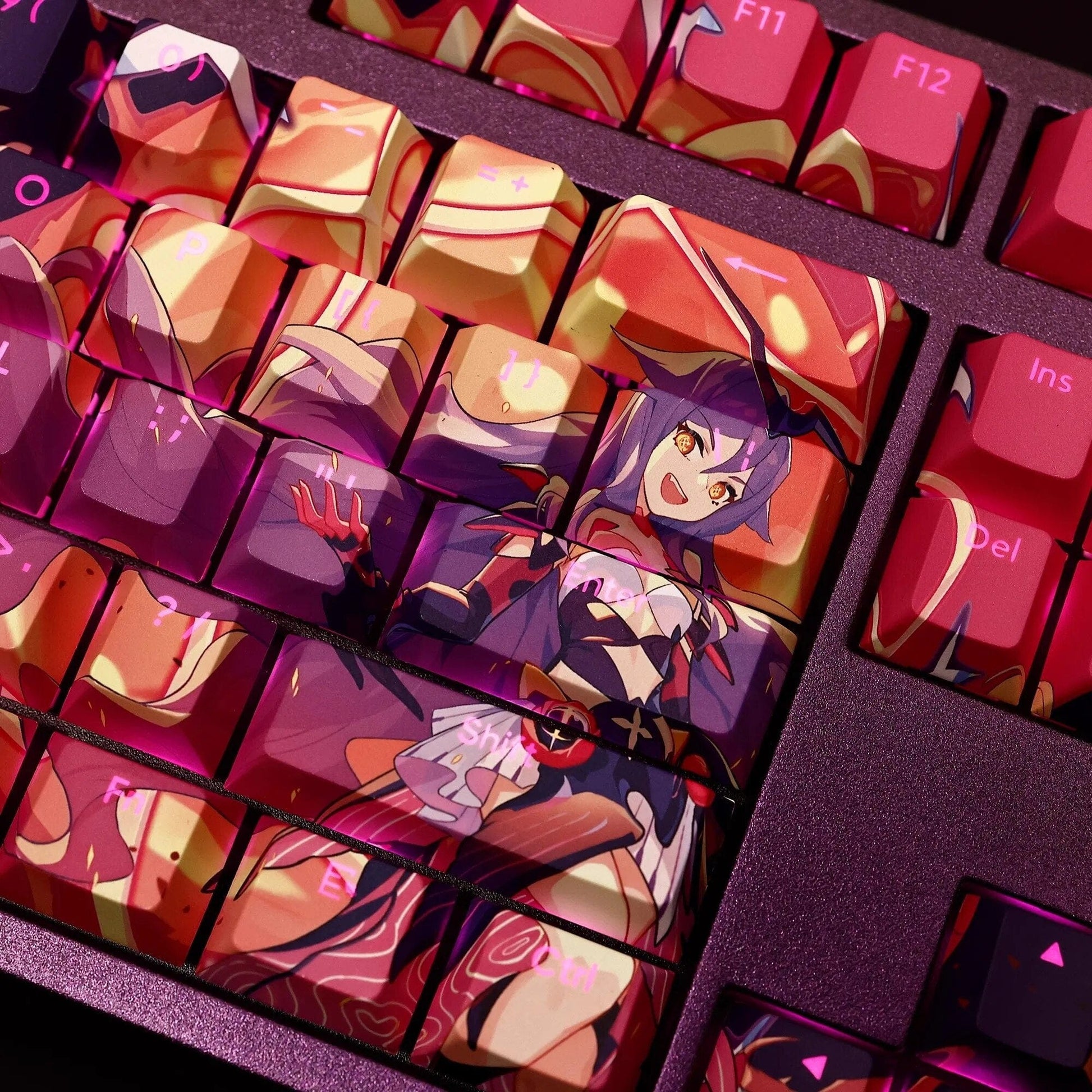 My Anime Keycaps Complete Set Honkai: Sirin Backlit Keycap Set