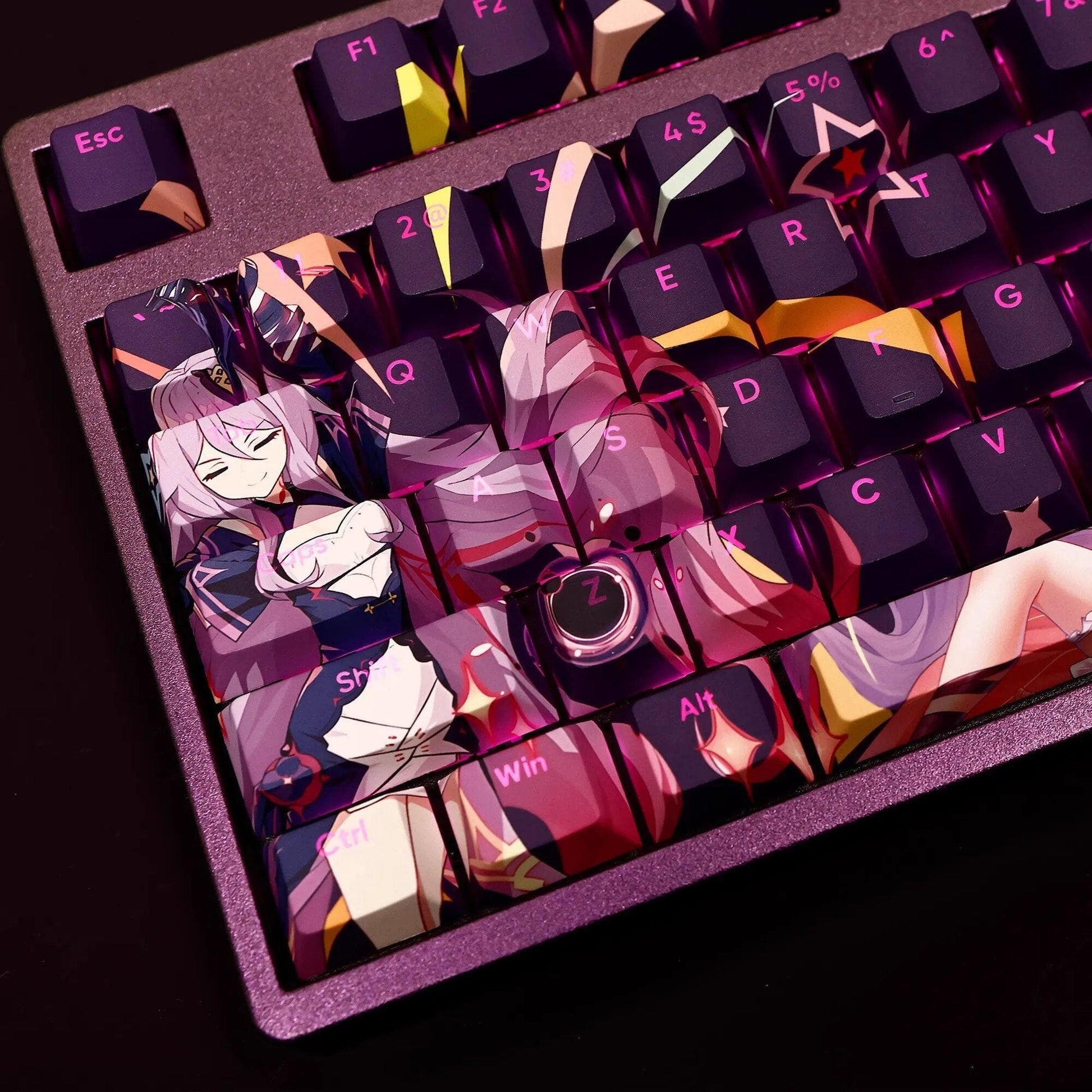 My Anime Keycaps Complete Set Honkai: Sirin Backlit Keycap Set