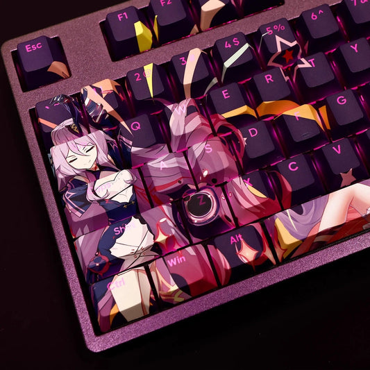 My Anime Keycaps Complete Set Honkai: Sirin Backlit Keycap Set