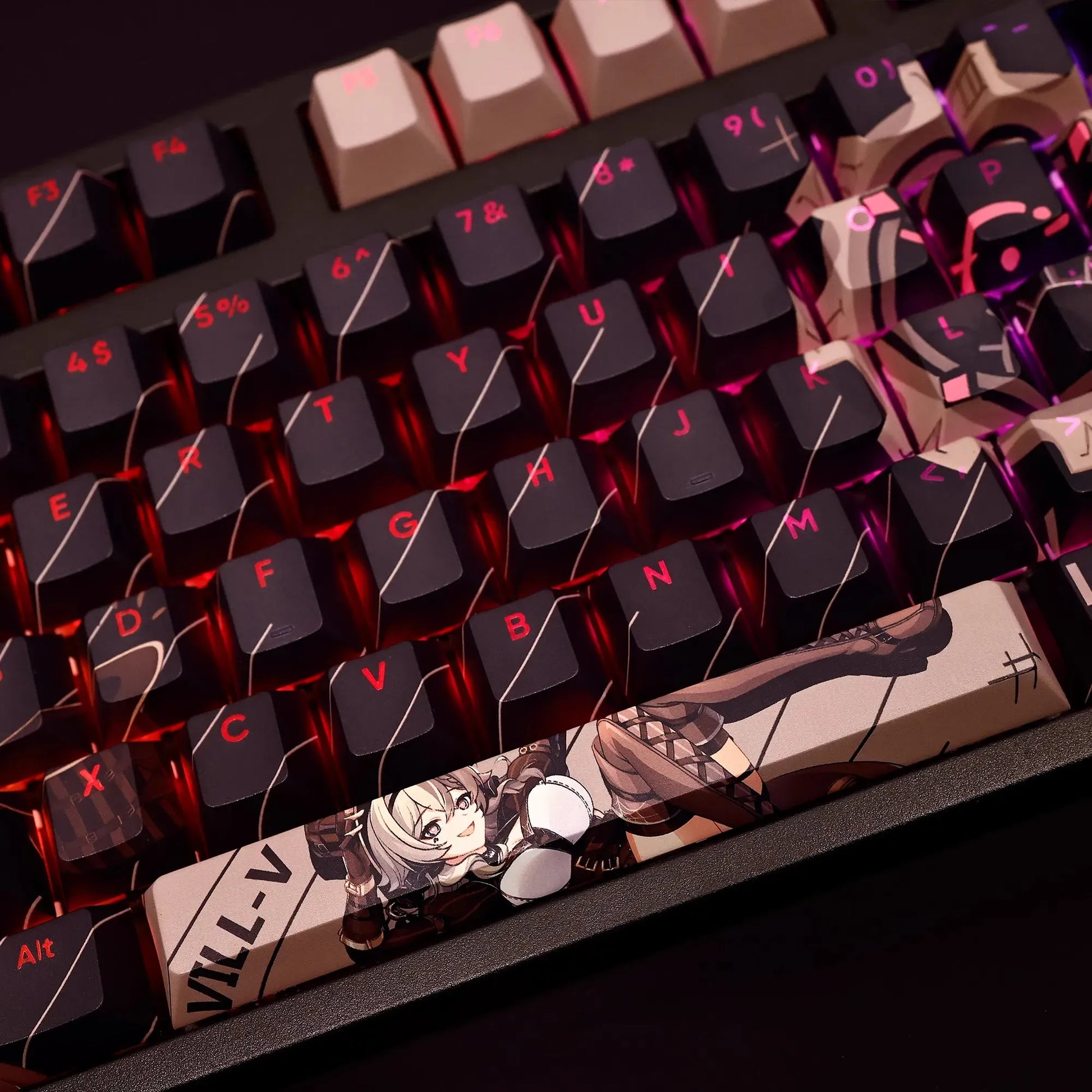 My Anime Keycaps Complete Set Honkai: Vill-V Backlit Keycap Set
