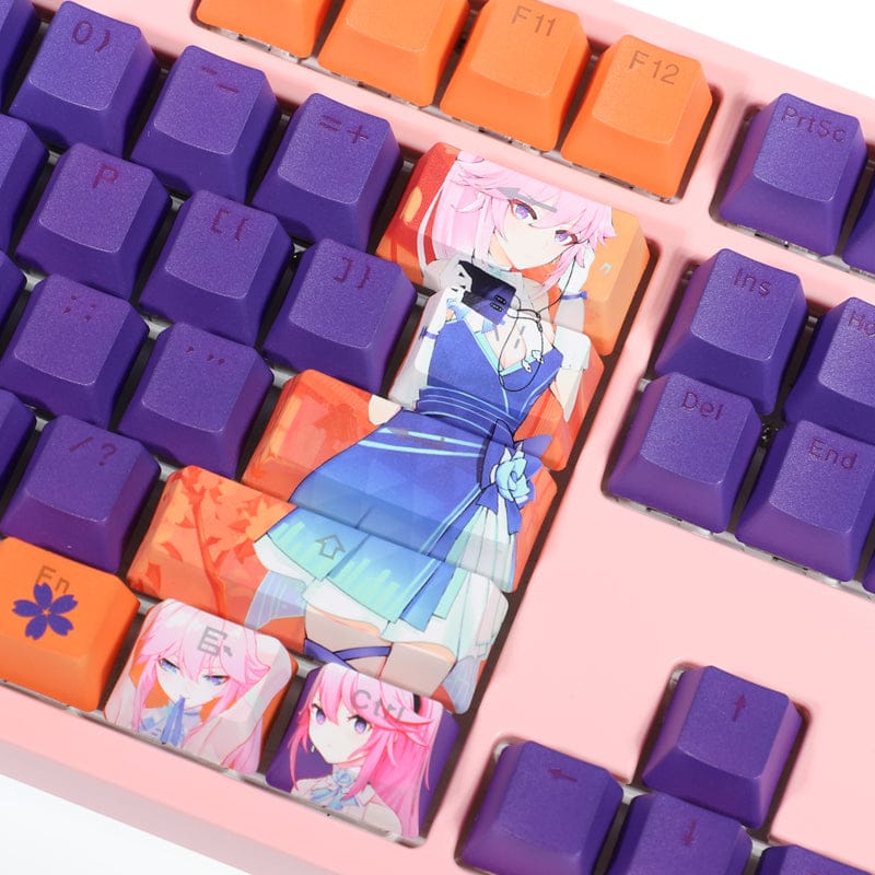 My Anime Keycaps Complete Set Honkai: Yae Sakura Backlit Keycap Set