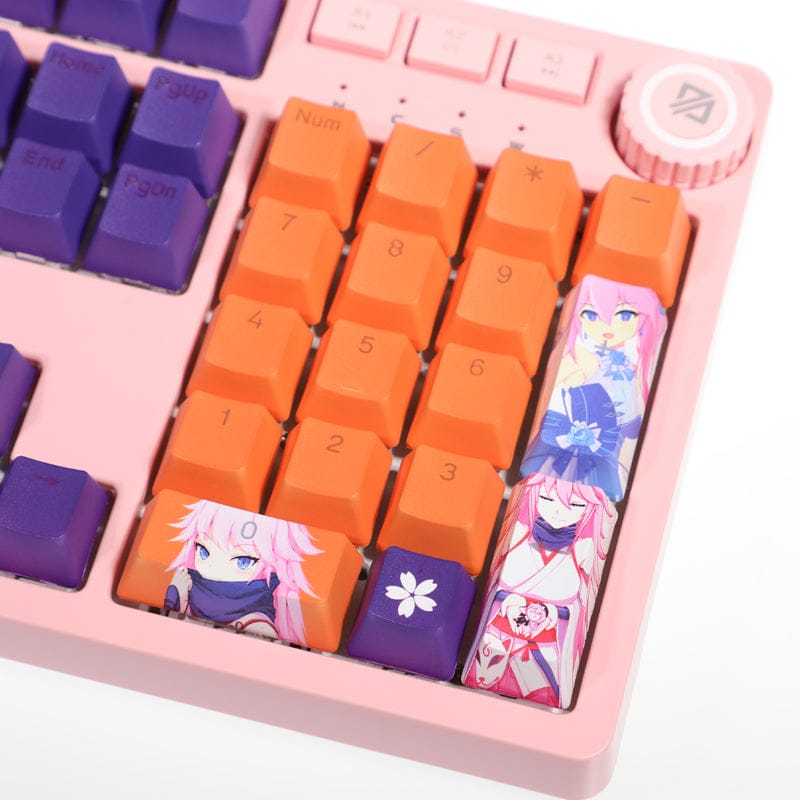 My Anime Keycaps Complete Set Honkai: Yae Sakura Backlit Keycap Set