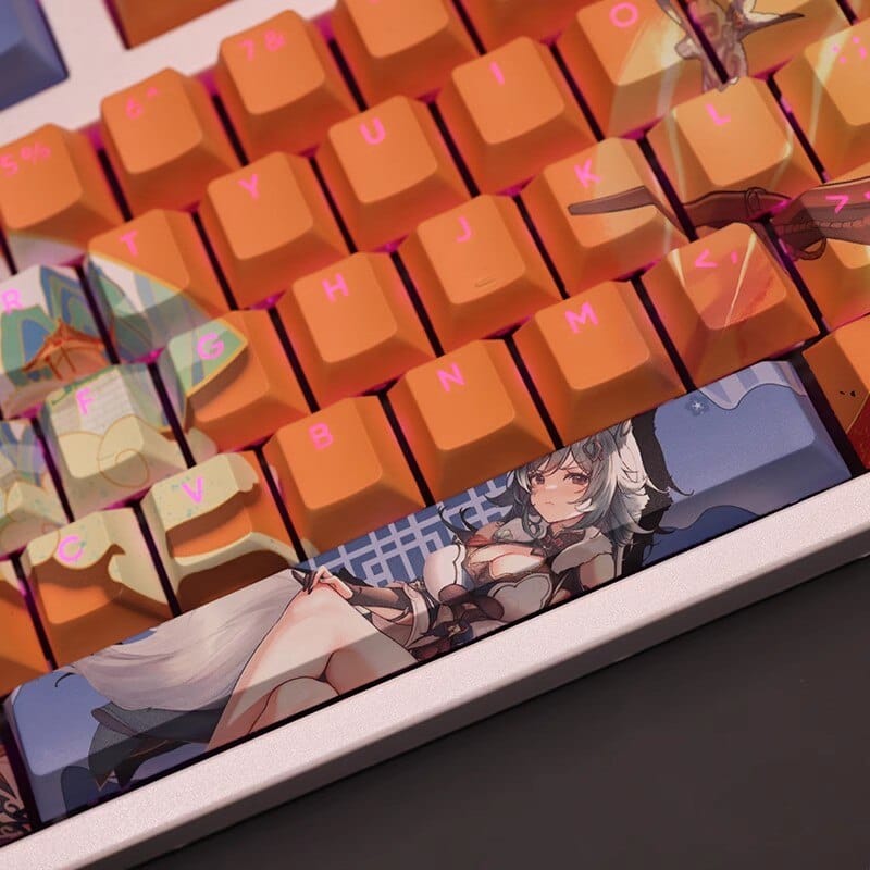 My Anime Keycaps Complete Set Honkai: Yukong Backlit Keycap Set