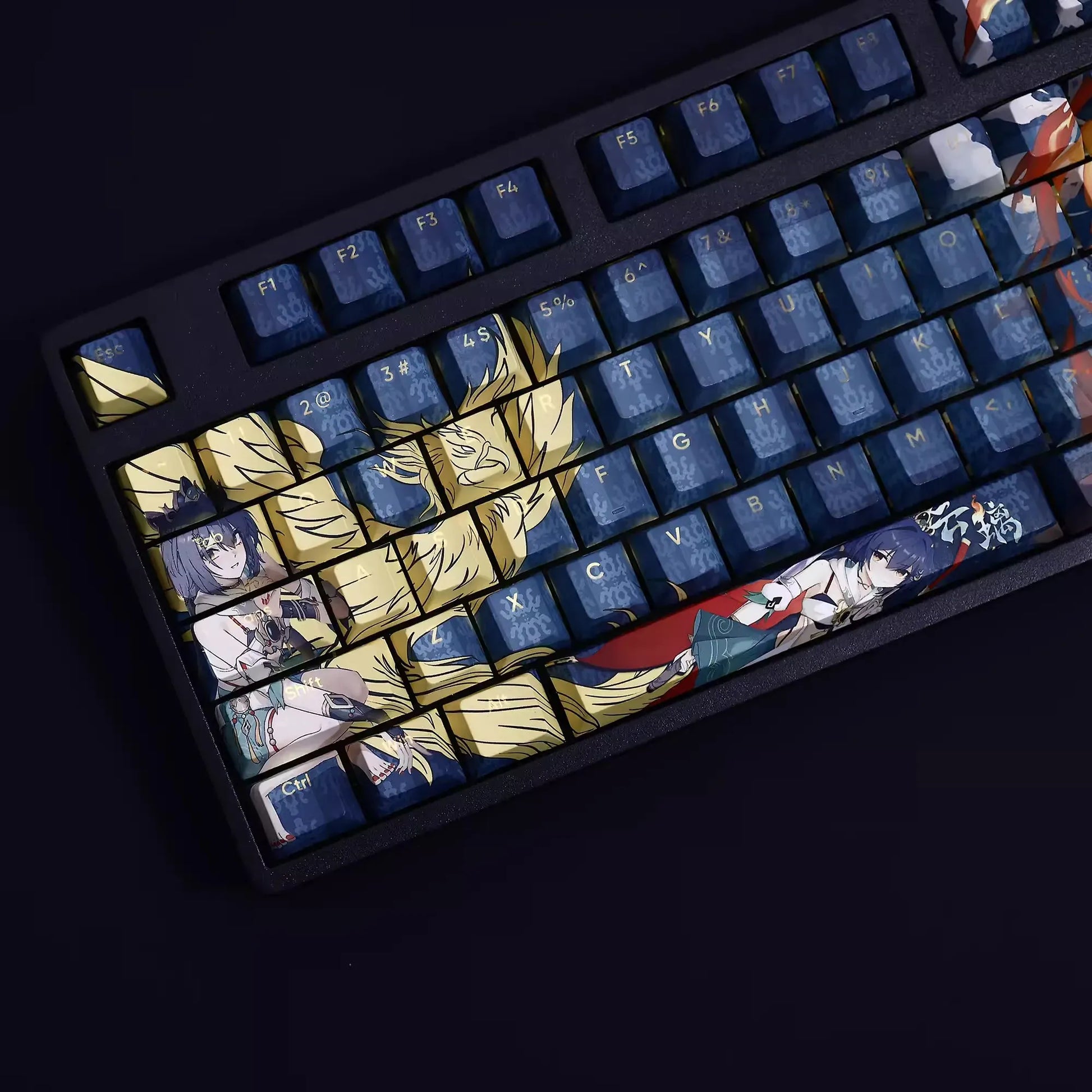My Anime Keycaps Complete Set Honkai: Yunli Backlit Keycap Set
