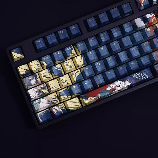 My Anime Keycaps Complete Set Honkai: Yunli Backlit Keycap Set