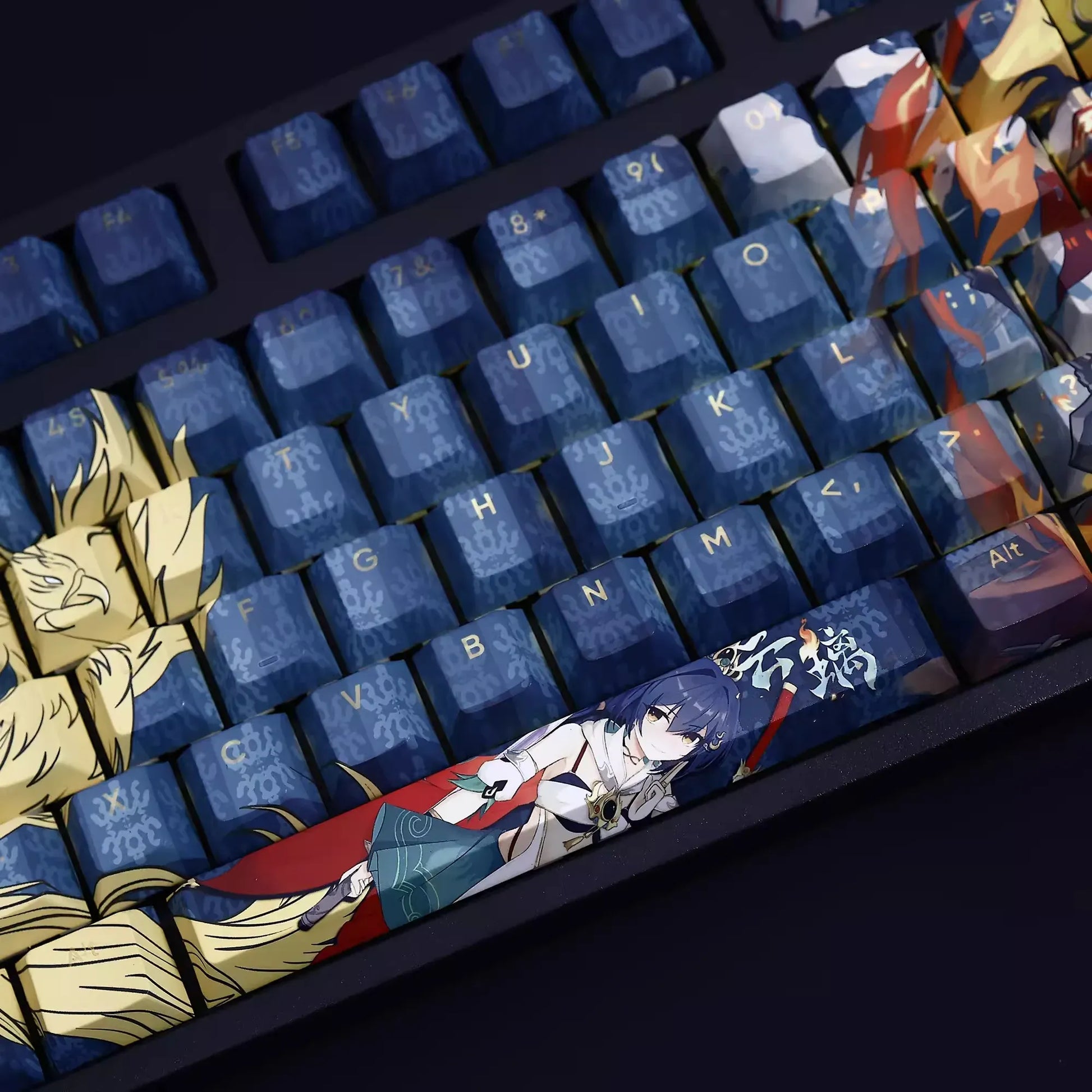 My Anime Keycaps Complete Set Honkai: Yunli Backlit Keycap Set