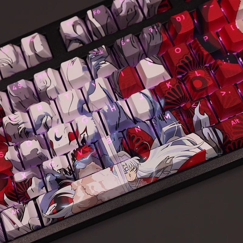 My Anime Keycaps Complete Set Inuyasha: Sesshoumaru Backlit Keycap Set