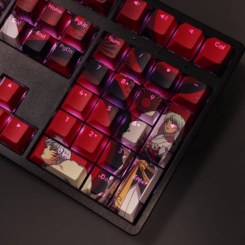 My Anime Keycaps Complete Set Inuyasha: Sesshoumaru Backlit Keycap Set