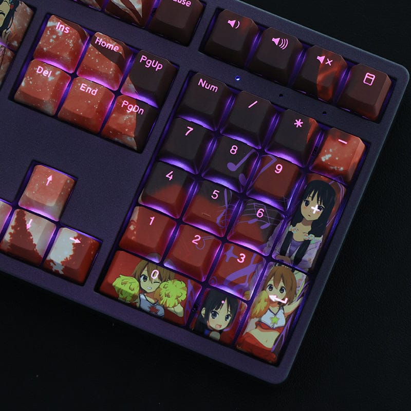 My Anime Keycaps Complete Set K-On!: Backlit Keycap Set