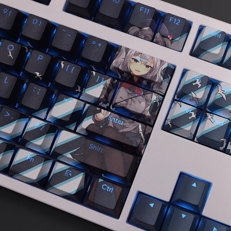 My Anime Keycaps Complete Set KanColle: Kashima Backlit Keycap Set