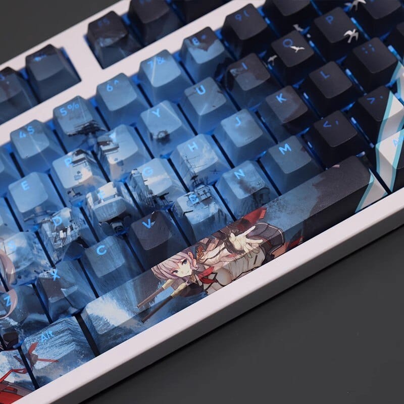 My Anime Keycaps Complete Set KanColle: Kashima Backlit Keycap Set